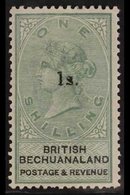 1888 1s On 1s Green And Black, SG 28, Very Fine And Fresh Mint. For More Images, Please Visit Http://www.sandafayre.com/ - Otros & Sin Clasificación