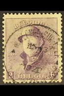 1919-20 2f Purple King Albert (SG 248, Michel 156, COB 176), Fine Cds Used. For More Images, Please Visit Http://www.san - Other & Unclassified