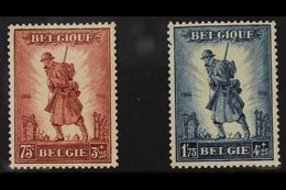 1932 Infantry Memorial Complete Set (SG 618/19, Michel 342/43, COB 351/52), Fine Never Hinged Mint, Very Fresh. (2 Stamp - Andere & Zonder Classificatie