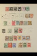 1865-1936 MINT ONLY COLLECTION Presented On Printed "New Ideal" Album Pages & Includes 1865 CC Wmk 1d Pale Rose & Perf 1 - Bermudes