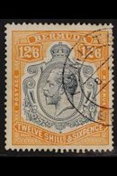 1932 12s 6d Grey And Orange, Geo V, SG 93, Very Fine Used With Hamilton Cds Cancel. For More Images, Please Visit Http:/ - Bermudas