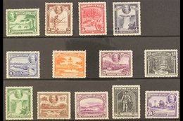 1934-51 KGV Pictorial Definitive Set, SG 288/300, Fine Mint (13 Stamps) For More Images, Please Visit Http://www.sandafa - Guyane Britannique (...-1966)