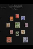 1942-1950 ALL DIFFERENT VERY FINE MINT An Attractive Collection On Album Pages That Includes The Middle East Forces 1942 - Africa Oriental Italiana