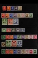 1942-1951 COMPREHENSIVE SUPERB MINT COLLECTION On Stock Pages, All Different Compete Sets, Includes MEF 1942 Opts 14mm L - Africa Orientale Italiana