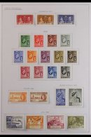 1937-52 KGVI MINT COLLECTION A Complete "Basic" Collection From Coronation To The 1952 Pictorial Set, SG 107/47, Very Fi - Iles Vièrges Britanniques