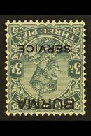 1937 Official 3p Slate, Watermark Inverted, SG O1w, Very Fine Mint. For More Images, Please Visit Http://www.sandafayre. - Birmania (...-1947)