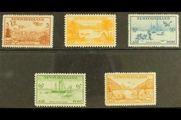 1933 AIR Pictorial Complete Set, SG 230/34, Fine Fresh Mint. (5 Stamps) For More Images, Please Visit Http://www.sandafa - Altri & Non Classificati