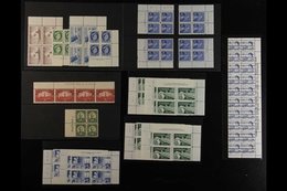 PLATE BLOCKS ACCUMULATION NEVER HINGED MINT With The Majority From 1948 Onwards To Early 1960s, Often Includes All Four  - Otros & Sin Clasificación