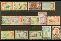 1962-64 Pictorial Definitive Set, SG 165/79, Never Hinged Mint (15 Stamps) For More Images, Please Visit Http://www.sand - Cayman (Isole)