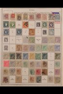 1850's-1980's ALL DIFFERENT COLLECTION. An Extensive, ALL DIFFERENT Mint & Used Collection On Printed Pages, Useful Rang - Altri & Non Classificati