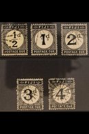 POSTAGE DUES 1918 Set Complete, SG D6/10, Very Fine Used. (5 Stamps) For More Images, Please Visit Http://www.sandafayre - Fidji (...-1970)