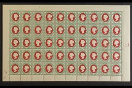HELIGOLAND (HELGOLAND) 1875-90 10pf (1½d) Scarlet & Pale Blue-green (Michel 14e, SG 14a), Never Hinged Mint COMPLETE SHE - Autres & Non Classés