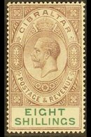 1921-27 8s Dull Purple And Green, Wmk Mult Script CA, SG 101, Mint Lightly Hinged. Fresh! For More Images, Please Visit  - Gibilterra