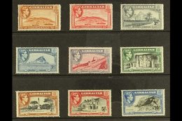 1938-51 A Complete Set Of All The Perf 14 Printings With 1d Yellow-brown, 1½d Carmine, 2d Grey, And 3d Light Blue, Plus  - Gibilterra