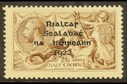 1922 2s6d Sepia-brown, Seahorse With Thom Ovpt, SG 44, Fine Mint, Good Looking Stamp! For More Images, Please Visit Http - Other & Unclassified