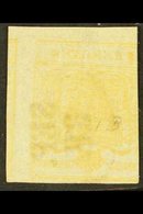 LOMBARDY VENETIA 1851 5c Yellow Ochre, Variety "printed On Both Sides, Inverted", Sass 13, Very Fine Used. For More Imag - Non Classificati