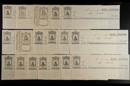 REVENUES - STAMPED PAPER Range Of Unused Documents From The First Half Of The 20th Century Bearing Printed Or Adhesive S - Non Classificati