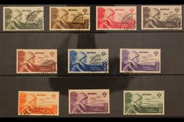ERITREA 1934 AIR Rome-Mogadiscio Flight Complete Set (Sass S. 48, SG 228/37), Very Fine Used. (10 Stamps) For More Image - Sonstige & Ohne Zuordnung