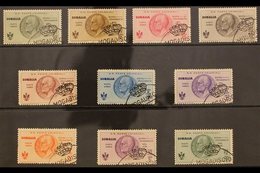 SOMALIA 1934 AIR Rome-Mogadishu Flight Set (Sass S. 45, SG 199/208), Very Fine Used. (10 Stamps) For More Images, Please - Other & Unclassified