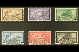 TRIPOLITANIA 1933 AIR Graf Zeppelin Complete Set (Sass S. 28, SG 171/76), Very Fine Used. (6 Stamps) For More Images, Pl - Sonstige & Ohne Zuordnung