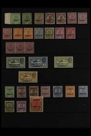 1923 - 1933 MINT SELECTION Fresh Mint Group Including 1923 Vals To 12a Incl Several Inverts, 1933 Airmail Set, 1923 Serv - Koeweit