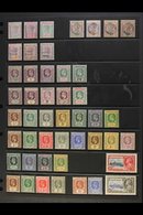 1890-1935 ALL DIFFERENT MINT GROUP Includes 1890 ½d, 1d, And 1s, 1897 Jubilee ½d, 4d, 6d, And 7d, 1902 Surcharge Set, 19 - Leeward  Islands