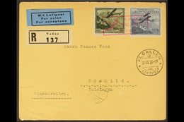 1930 FLIGHT COVER (Aug 31st) Vaduz To St Gallen Cover Bearing 35rp & 45rp (Mi 111/12) Tied By Special Cachet In Red, Vad - Altri & Non Classificati