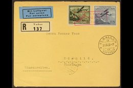 1930 FLIGHT COVER (Aug 31st) Vaduz To St Gallen Cover Bearing 35rp & 45rp (Mi 111/12) Tied By Special Cachet In Red, Vad - Other & Unclassified