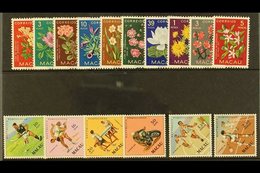 1953-62 NEVER HINGED MINT Indigenous Flowers (SG 458/67) & Sports Set (SG 486/491) Never Hinged Mint (16 Stamps) For Mor - Andere & Zonder Classificatie