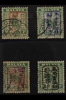 GENERAL ISSUES NEGRI SEMBILAN 1942 3c Green Four Colours Of The Framed Overprint (in Red, Violet, Brown And Black), SG J - Otros & Sin Clasificación