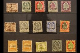 1903-1911 "SPECIMEN" OVERPRINTS KEVII Definitive (wmk Crown CA And Mult Crown CA) Range To 5s Covering Most Values, Fine - Malte (...-1964)