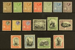1930 Inscribed "Postage & Revenue" Complete Definitive Set, SG 193/209, Fine Mint. (17 Stamps) For More Images, Please V - Malte (...-1964)