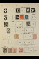 1858-1935 MINT COLLECTION Presented On "New Ideal" Printed Album Pages. Includes 1858 Imperf Vermillion & Unissued Blue  - Mauricio (...-1967)