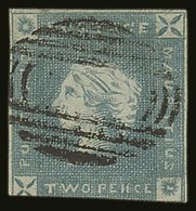 1859 2d Blue, "Lapirot", Early Impression In An Unusual Milky Blue Shades (another Example In Kanai Collection), SG 37,  - Mauritius (...-1967)