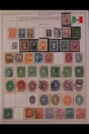 1861-1996 EXTENSIVE ALL DIFFERENT COLLECTION. An Attractive, ALL DIFFERENT Mint & Used Collection, Chiefly On Printed Pa - Mexico