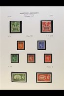 1937-51 KGVI FINE MINT COLLECTION British, Spanish & French Currencies, Plus Tangier Complete For Basic KGVI Issues, Cle - Sonstige & Ohne Zuordnung