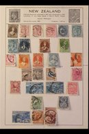 1862-1952 ATTRACTIVE FINE USED COLLECTION With Many Better Stamps On Leaves, Mostly All Different, Includes 1862-64 1d ( - Other & Unclassified