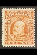 1909 - 16 3d Chestnut, Line Perf 14, Ed VII, SG 395, Very Fine Never Hinged Mint. For More Images, Please Visit Http://w - Otros & Sin Clasificación
