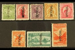 OFFICIALS 1907-11 Perf 14 Complete Basic Set From ½d To 5s, SG O59/O67, Mint, The 6d With Some Minor Toning To The Top P - Altri & Non Classificati