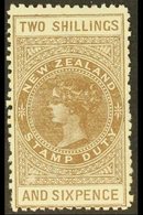 POSTAL FISCAL 1895-1901 2s6d Grey-brown, Perf 11, Wmk Upright, SG F57, Very Fine Mint. For More Images, Please Visit Htt - Otros & Sin Clasificación