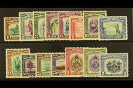 1939 Pictorial Set Complete, SG 303/17, Very Fine And Fresh Mint. Scarce Set. (`5 Stamps) For More Images, Please Visit  - Borneo Del Nord (...-1963)