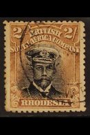1913-19 2s Black And Yellow-brown Admiral, Die III Perf 14, SG 273a, Fine Cds Used.  For More Images, Please Visit Http: - Other & Unclassified