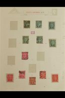 1913-24 ADMIRAL ISSUES - OLD TIME COLLECTION ON PAGS Incl. A Range Of Single Colours, Note Perf. 15 ½d (2), 1d (3), 1½d  - Andere & Zonder Classificatie