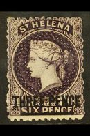 1864-80 3d Deep Dull Purple With Type B Surcharge, Perf 12½, SG 11, Very Fine Mint. For More Images, Please Visit Http:/ - Isola Di Sant'Elena