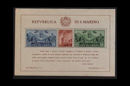 1945 50th Anniversary Of The Government Palace Miniature Sheet, Perf 14, SG MS308a Or Sassone Foglietti 6, Fine Mint. Fo - Andere & Zonder Classificatie