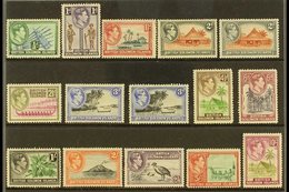 1939-51 Complete Definitive Set With Additional Listed Perforation Variants, SG 60/72, Fine Mint (15 Stamps) For More Im - Islas Salomón (...-1978)