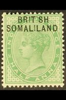 1903 ½a Yellow Green, Ovptd, Variety "BRIT SH", SG 1a, Very Fine Mint. For More Images, Please Visit Http://www.sandafay - Somalilandia (Protectorado ...-1959)