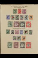 1912-38 VERY FINE MINT COLLECTION. A Lovely Collection Presented On Printed Pages That Is Virtually Complete, SG 60/104  - Somaliland (Herrschaft ...-1959)
