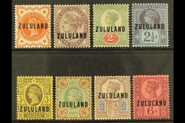ZULULAND 1888 ½d To 6d Overprinted, Mint, SG 1/8, Some Vals Lightly Toned Otherwise Fine And Fresh. (8 Stamps) For More  - Non Classés