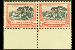 1930-44 3d Black & Red, Watermark Upright, WINDOW FLAW, With Arrow In Margin, SG 45b, Very Fine Mint. For More Images, P - Sin Clasificación